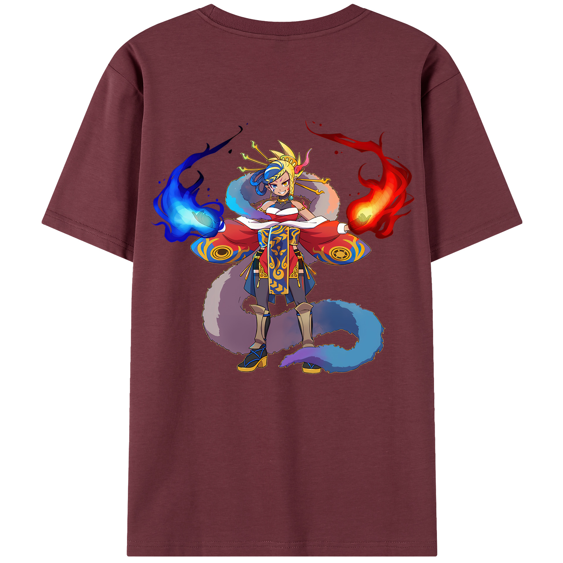 （画像用） 妖怪ウォッチ Yo-kai Watch 綿100％半袖Tシャツ（背面プリント）